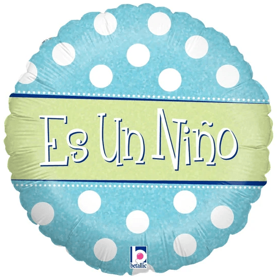18" Es Una Nina Blue - Betallic
