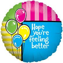 18" Feel Better Balloon