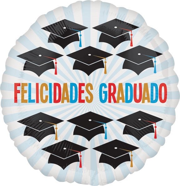 18" Felicidades Grad Caps