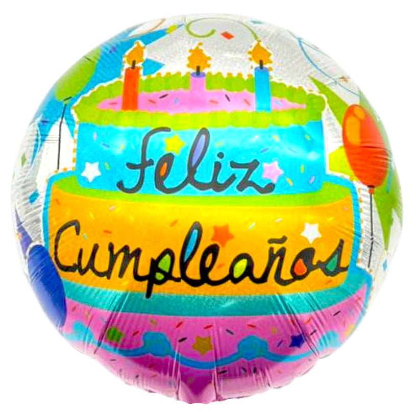 18" Feliz Cumpleanos - Cake - 20ct - Party America