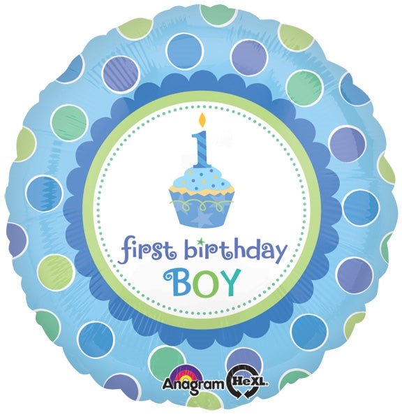 18" First Birthday Cupcake (25ct)