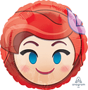 18" Foil Balloon - Ariel Emoji