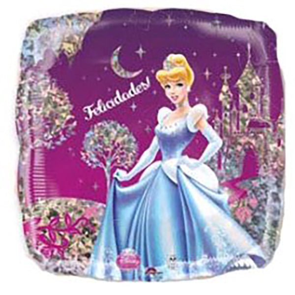 18" Foil Balloon - Cinderella Felicidades