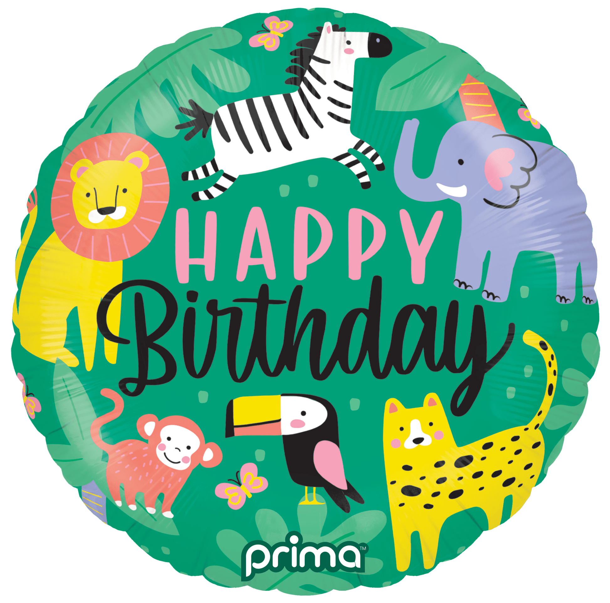 18" Happy Birthday Jungle