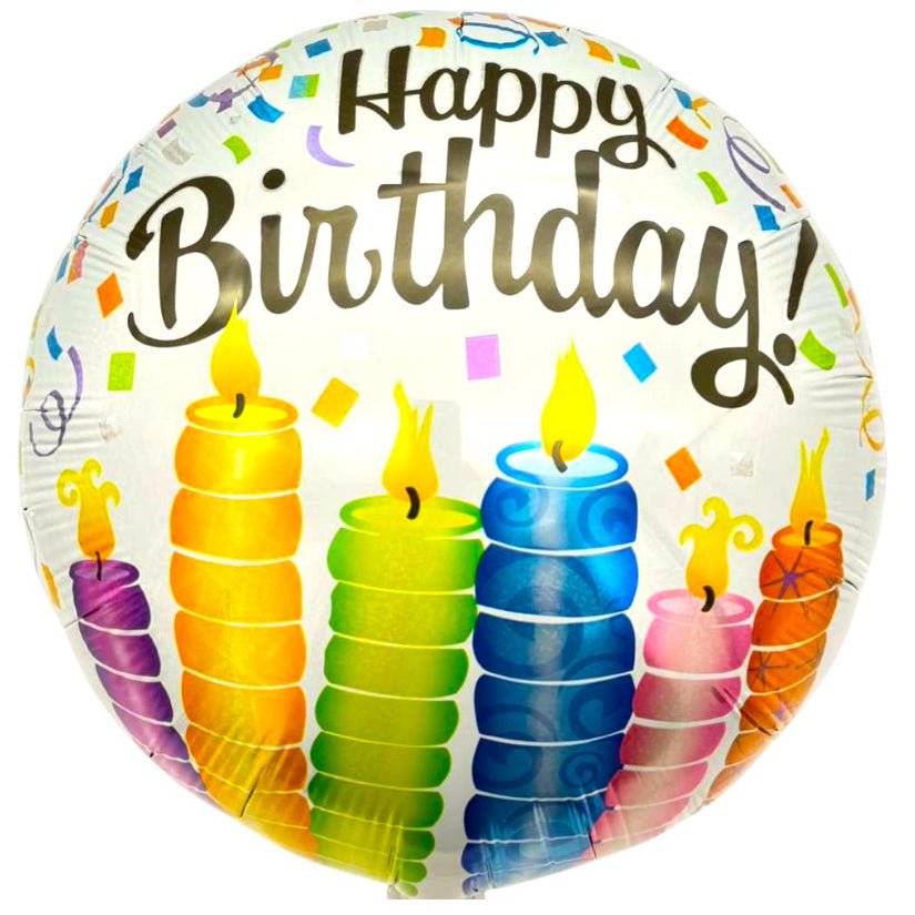18" Happy Birthday - Large Candles - 20ct - Party America