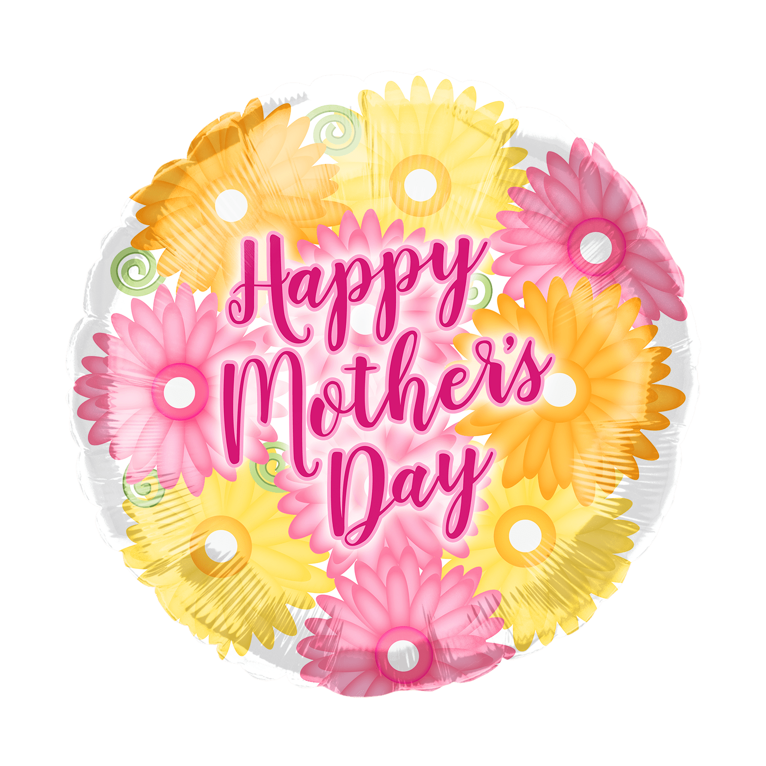 18" Happy Mother's Day Flowers - 50ct - Party America