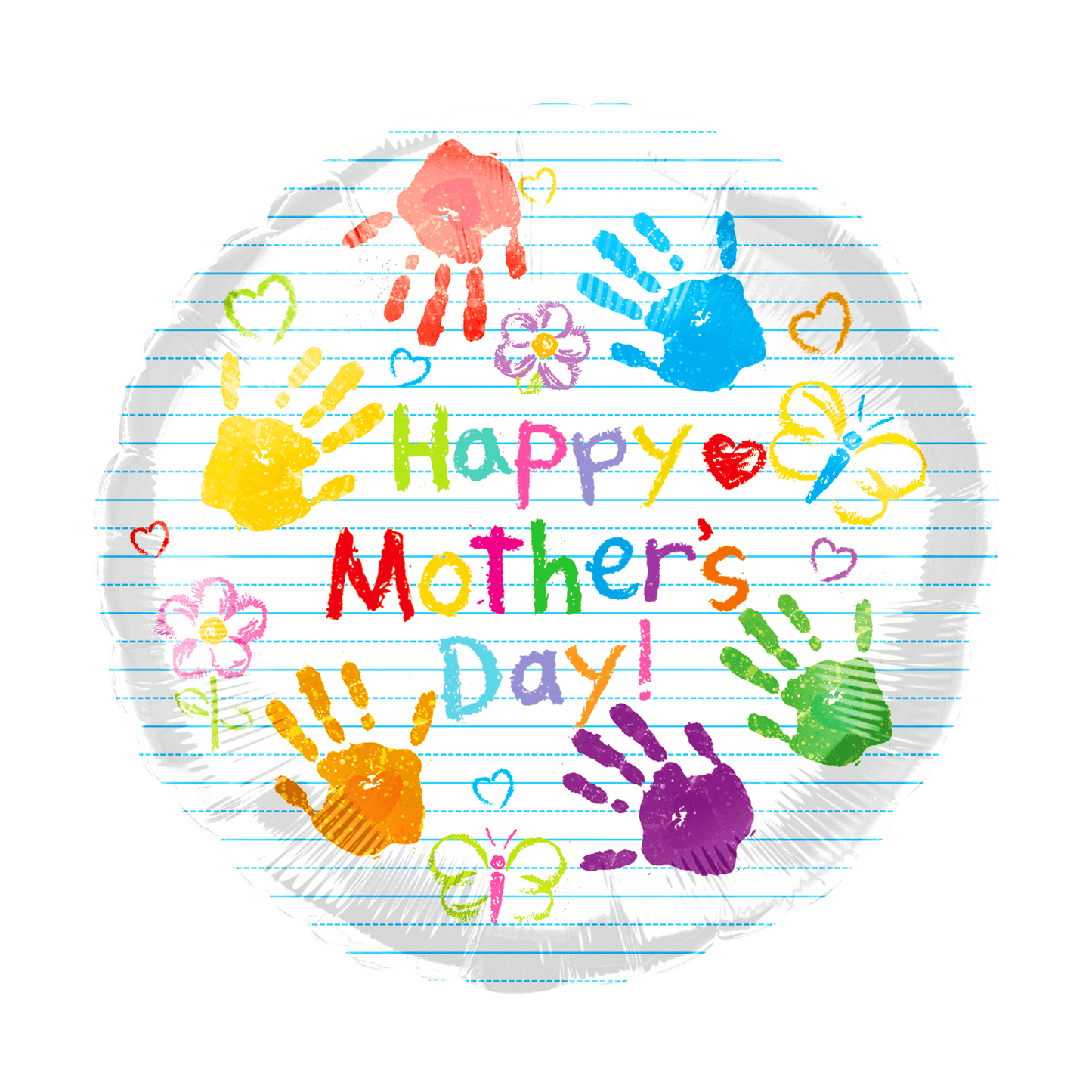 18" Happy Mother's Day Hand Paint - 50ct - Party America