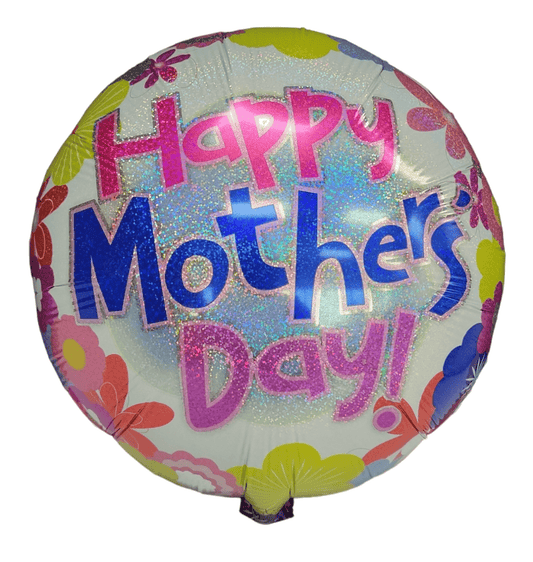 18" Happy Mother's Day Holographic Flower - 20ct - Party America