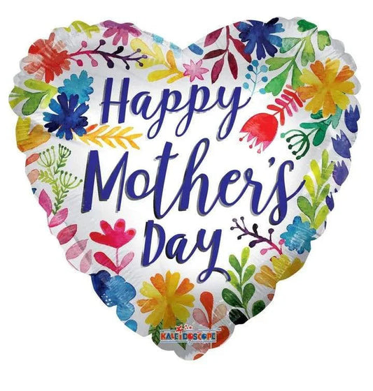 18" Happy Mother's Day Painted Hearts (100ct) - Conver USA