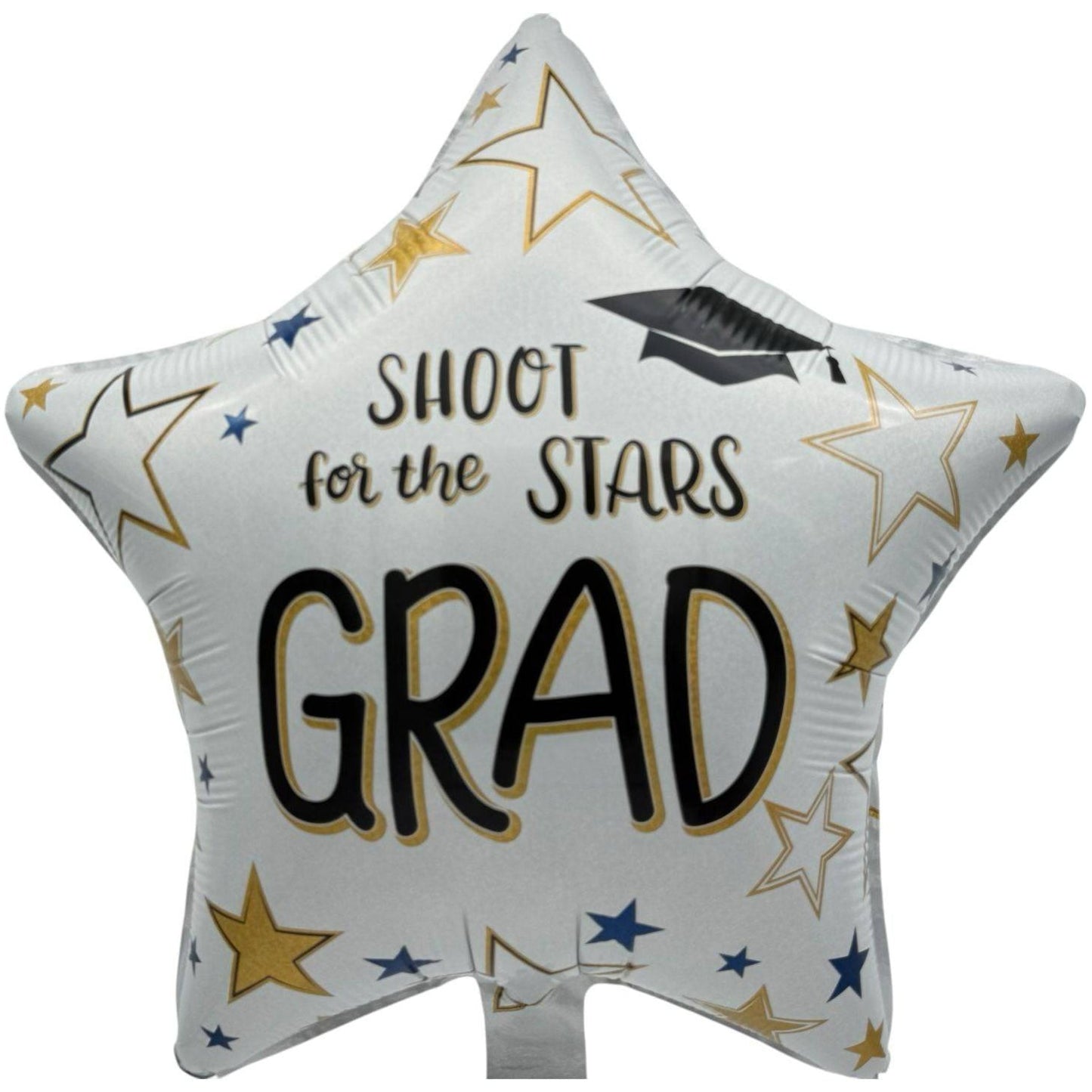 18" Holographic Printed Star Grad Star - 50ct - Party America
