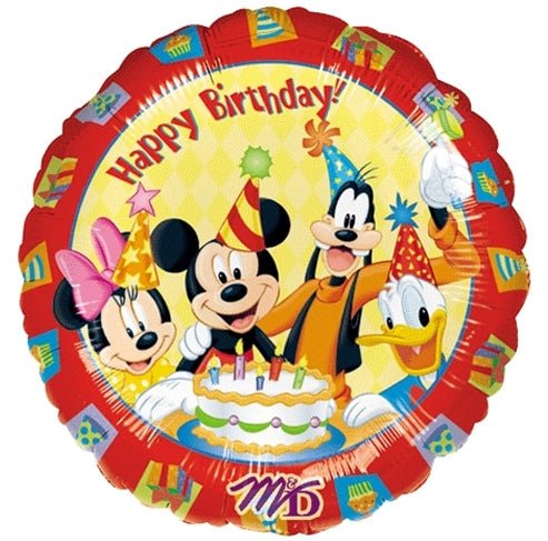 18" Mickey Mouse & Friends Happy Birthday
