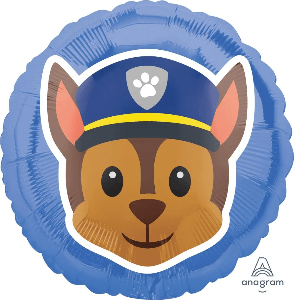 18" Paw Patrol - Chase Emoji (5ct)