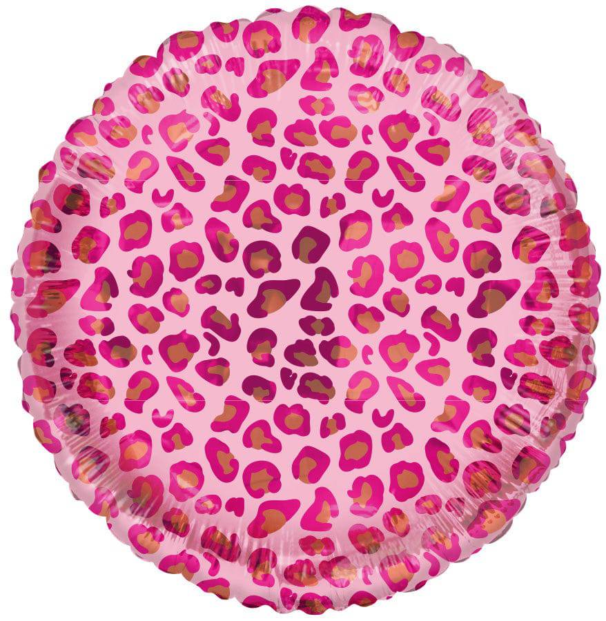 18" Pink Leopard