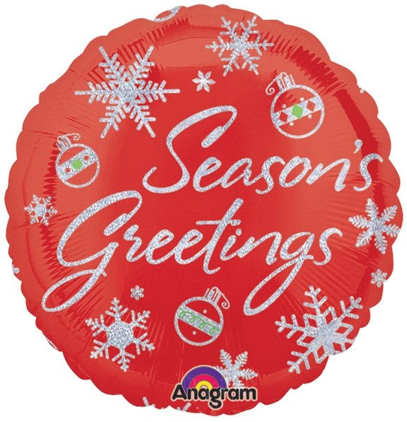 18" Season's Greetings Sparkles (10ct)