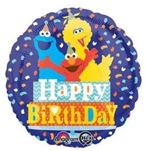 18" Sesame Street - Birthday Confetti