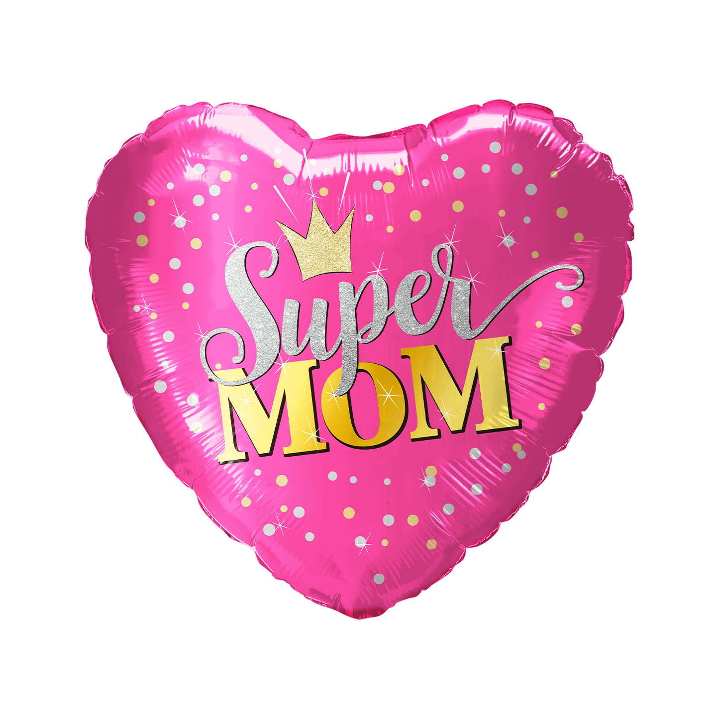 18" Super Mom Pink Heart - 50ct - Party America