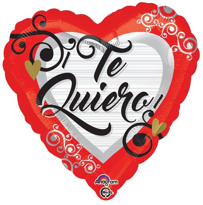 18" Te Quiero Swirls