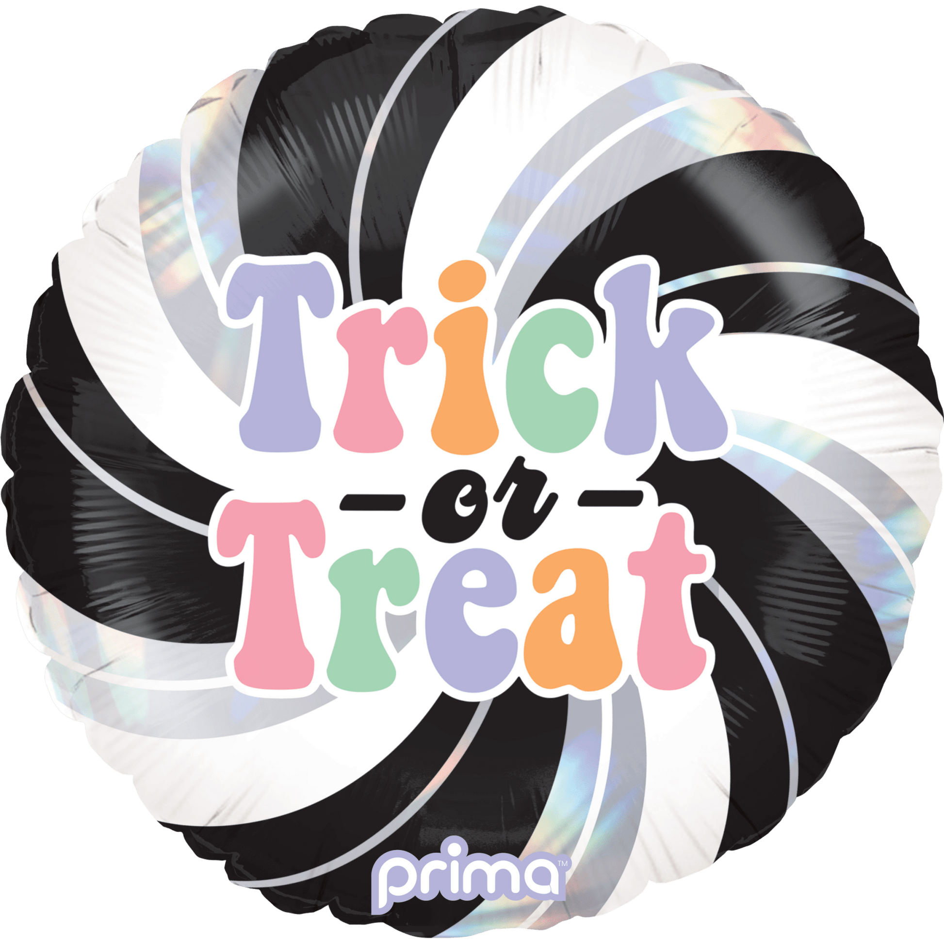 18" Trick - or - Treat Holographic Swirl