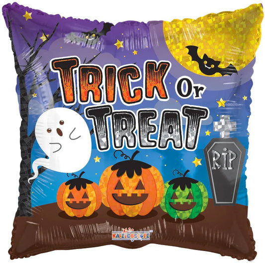 18" Trick or Treat Pumpkin Ghost - Conver USA