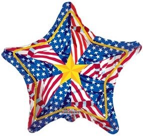 18" USA Flag Star - Conver USA