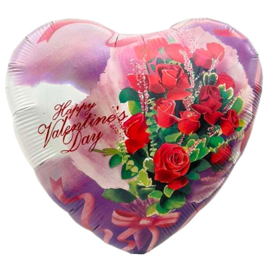 18" Valentine's Day Rose Bouquet - Qualatex