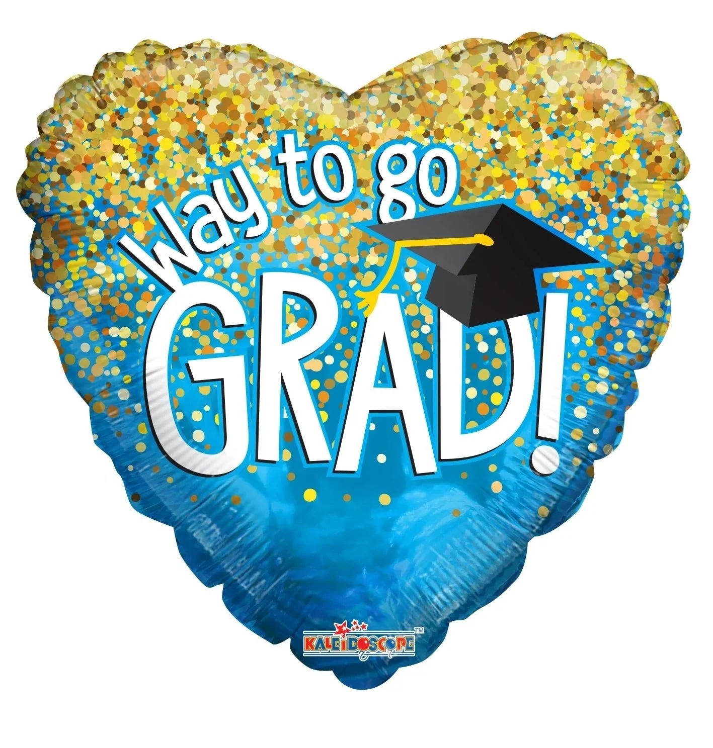 18" Way to Go Grad Blue (100ct) - Conver USA