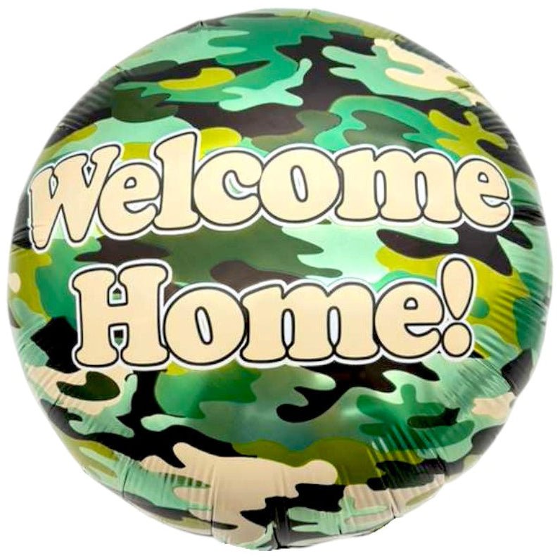 18" Welcome Home - camouflage - 50ct - Party America