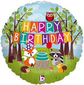 18" Woodland Birthday Party