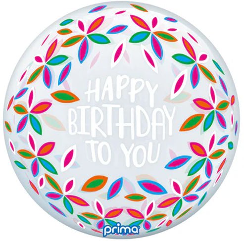 20" Colorful Petals Birthday Sphere
