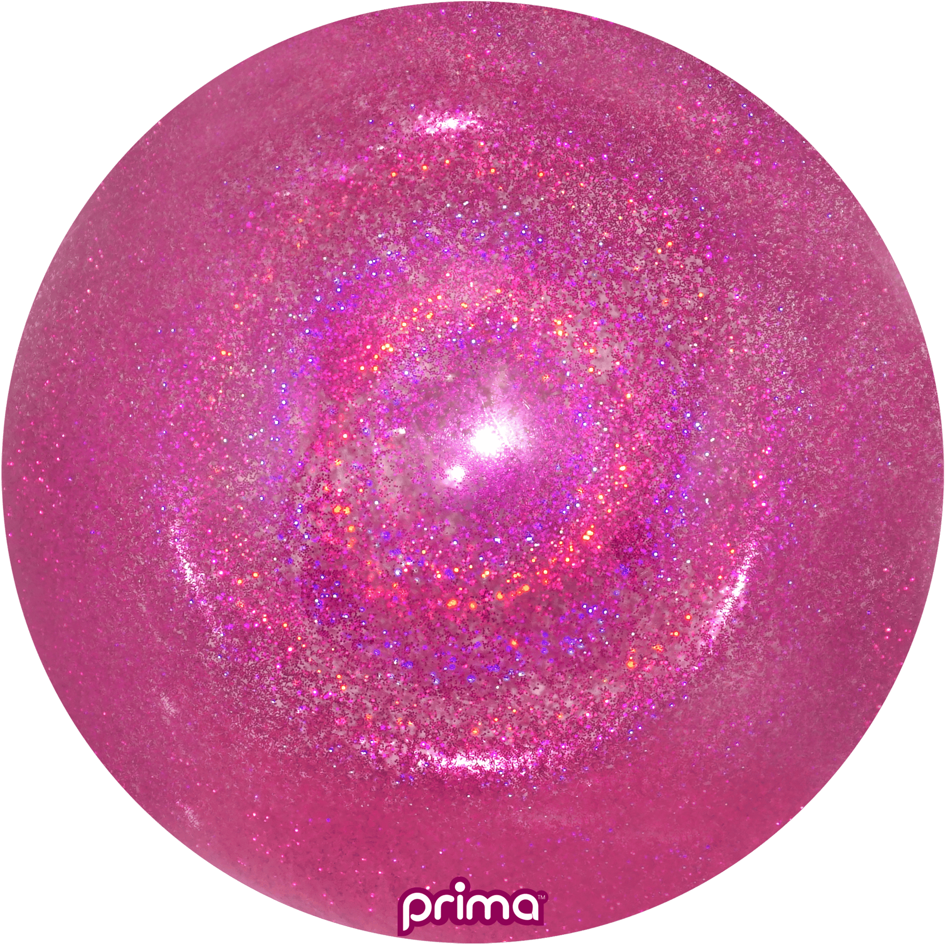 20" Hot Pink Glitter Sphere