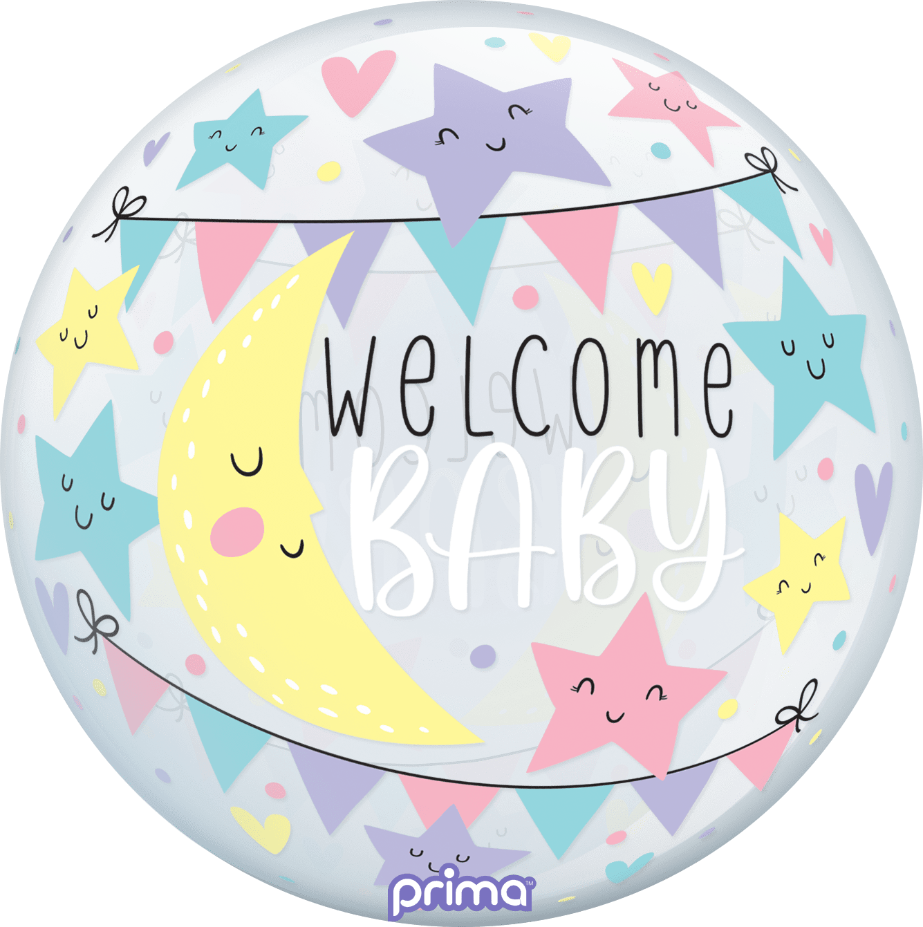 20" Moon & Stars Baby Sphere