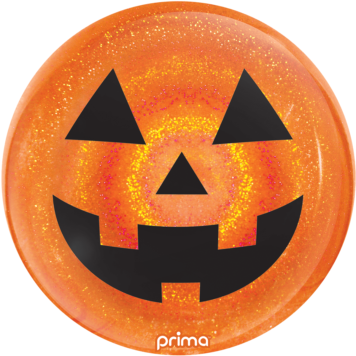 20" Sphere - Jack - o - Lantern Orange Glitter