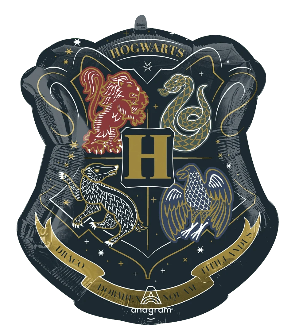 21'' Harry Potter Hogwarts Crest Foil Shape 1ct - Anagram