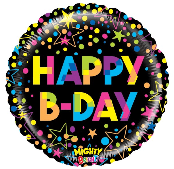 21" Mighty Colorful Birthday - Betallic