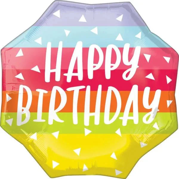 22" Bright And Bold Happy Birthday