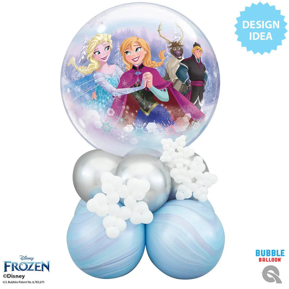 22" Bubble Balloon - Disney Frozen Characters