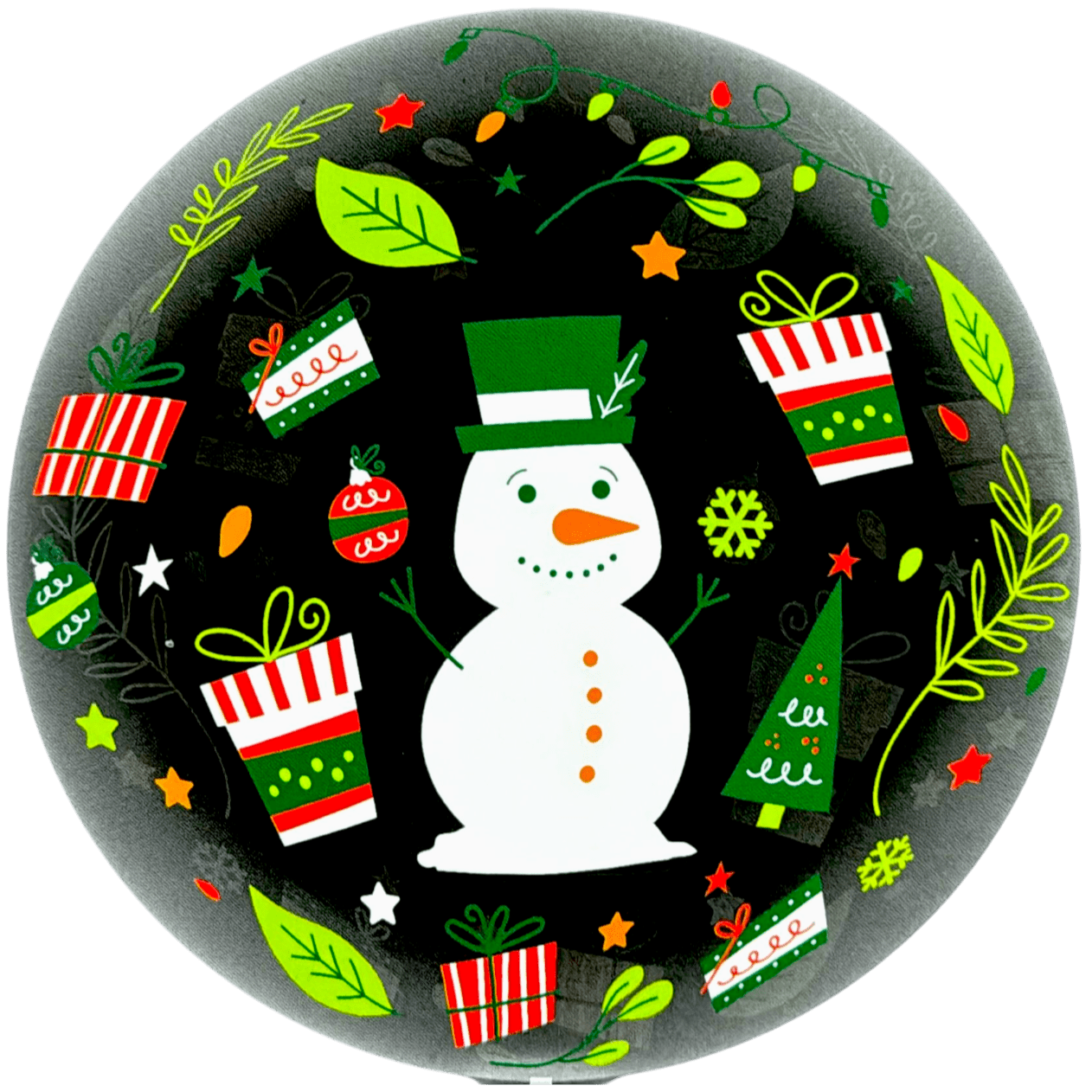 22" Clear Bubble - Snowman