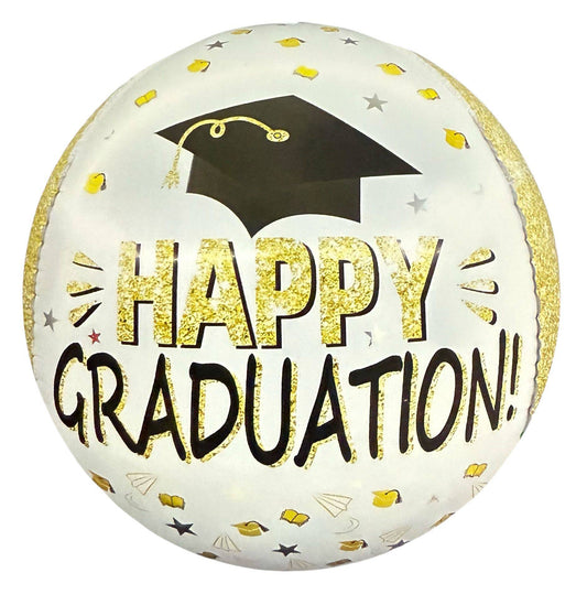 22" Happy Graduation! Orb Balloon 1ct