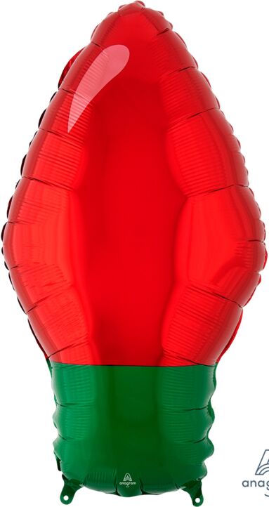 22" Holiday Light Bulb - Red