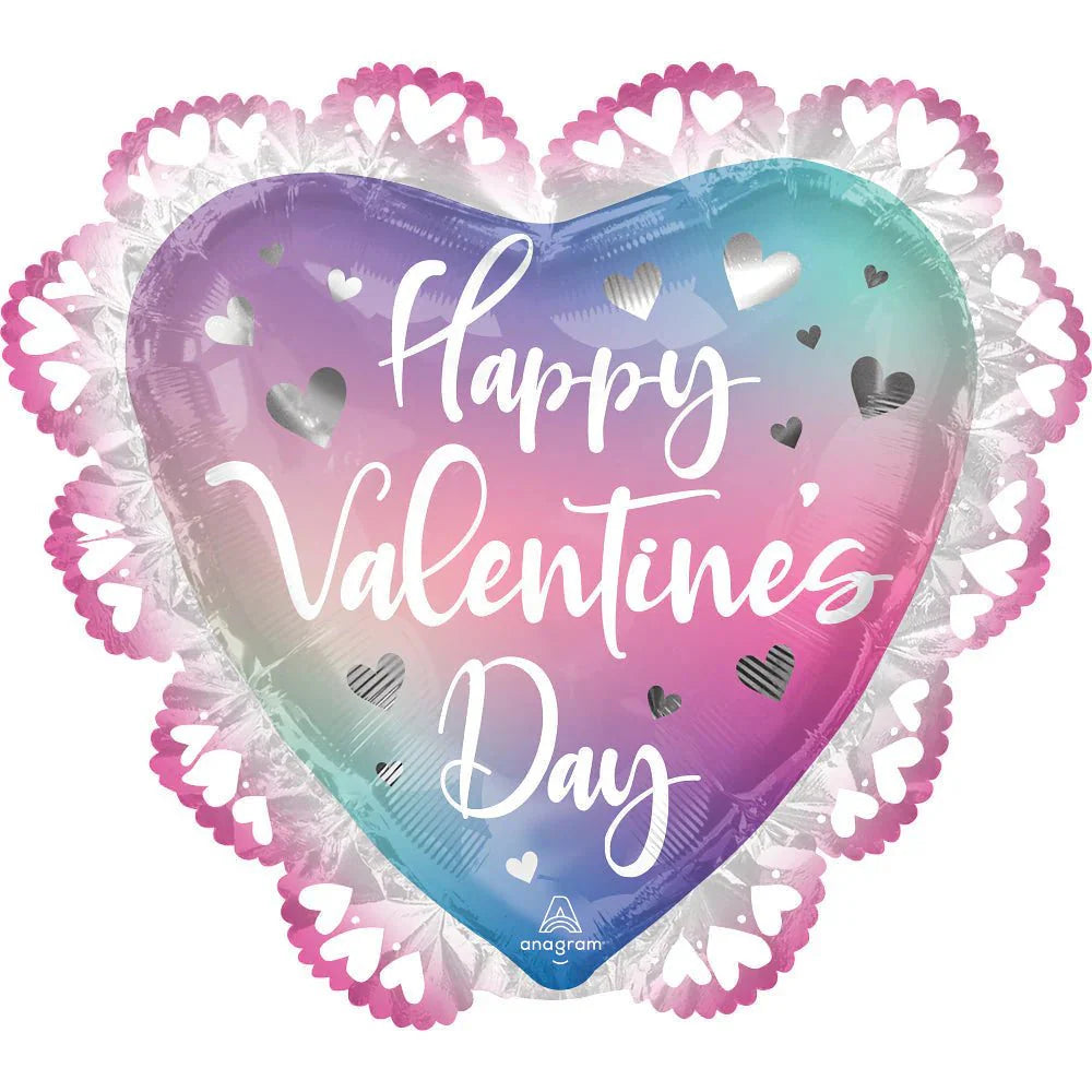 23" Happy Valentine's Day Filtered Ombre