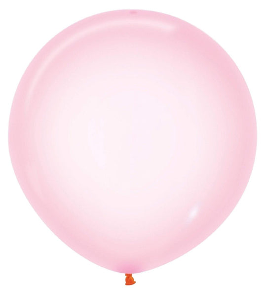24" Crystal Pastel Pink Latex - Sempertex (10ct) - Sempertex