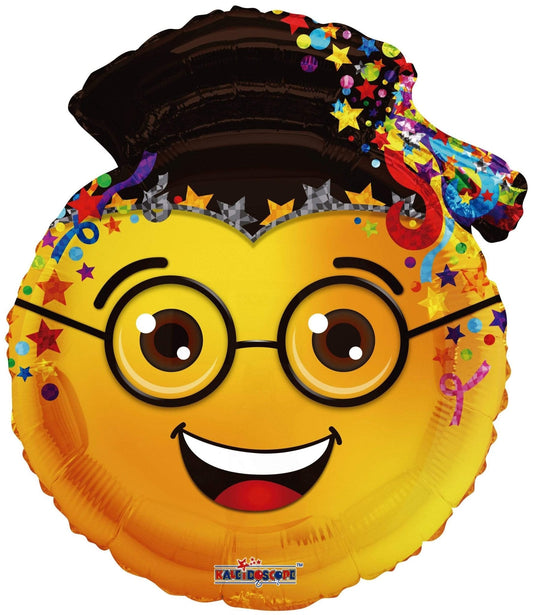 24" Emoji - Smiling Face with Glasses - Conver USA