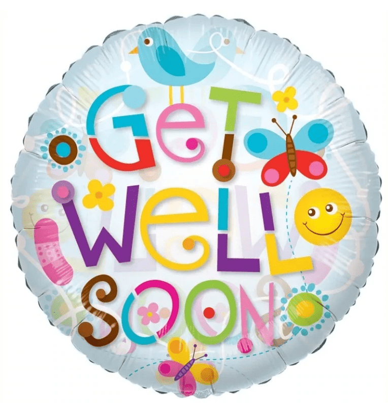 24" Get Well Soon - Elements Clear View (5ct) - Conver USA