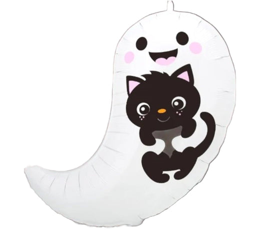 24" Ghost and Black Cat