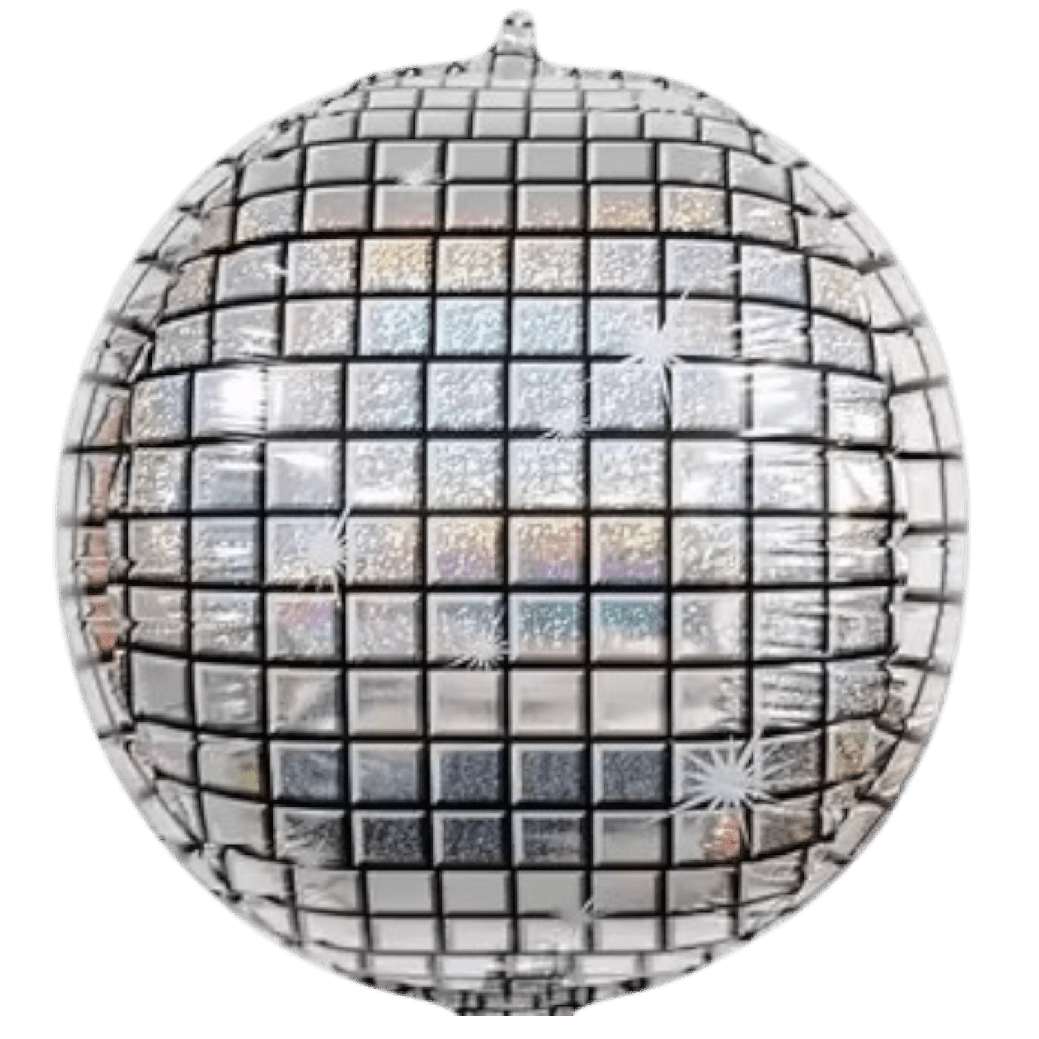 24" Holographic Disco Ball - Silver