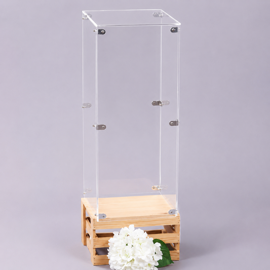 24" Acrylic Pedestal Stand - Natural Star Inc