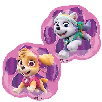 25" PAW PATROL Girls - SuperShape Foil Balloon (PKG)