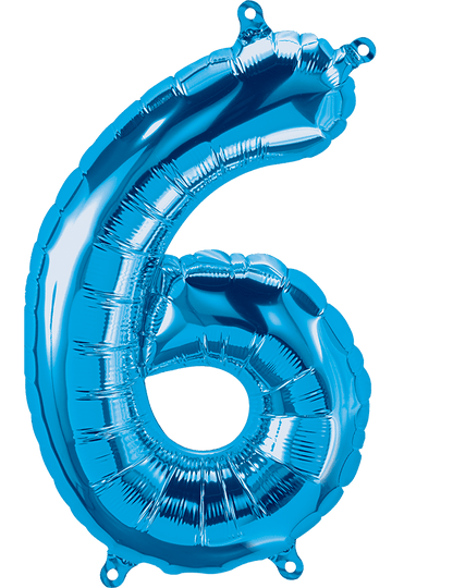 26" Blue Foil Numbers - Party America