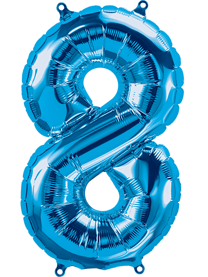 26" Blue Foil Numbers - Party America