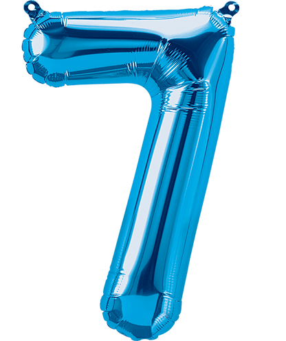 26" Blue Foil Numbers - Party America